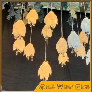 Wedding Chandelier Decoration Wedding Props Magnolia Hanging Lights Decorative Lights LED Light String