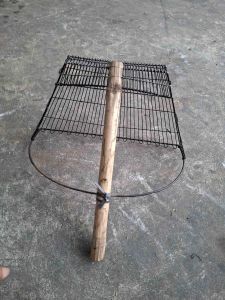Cào ốccào hến bằng thép cứng đủ bộ cả dây thừng bắt mồi câu cá trắm
