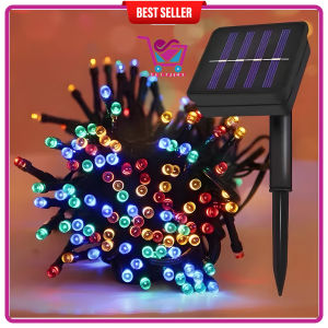 Ysgalery Lampu natal led dekor solar tanpa listrik visalux