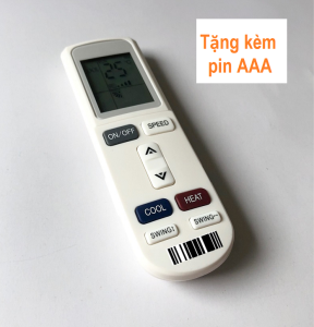 Remote Dùng Cho Máy Lạnh ASANZO Điều Khiển Điều Hòa YKR-L/101E YKR-L/102E Kèm Pin AAA