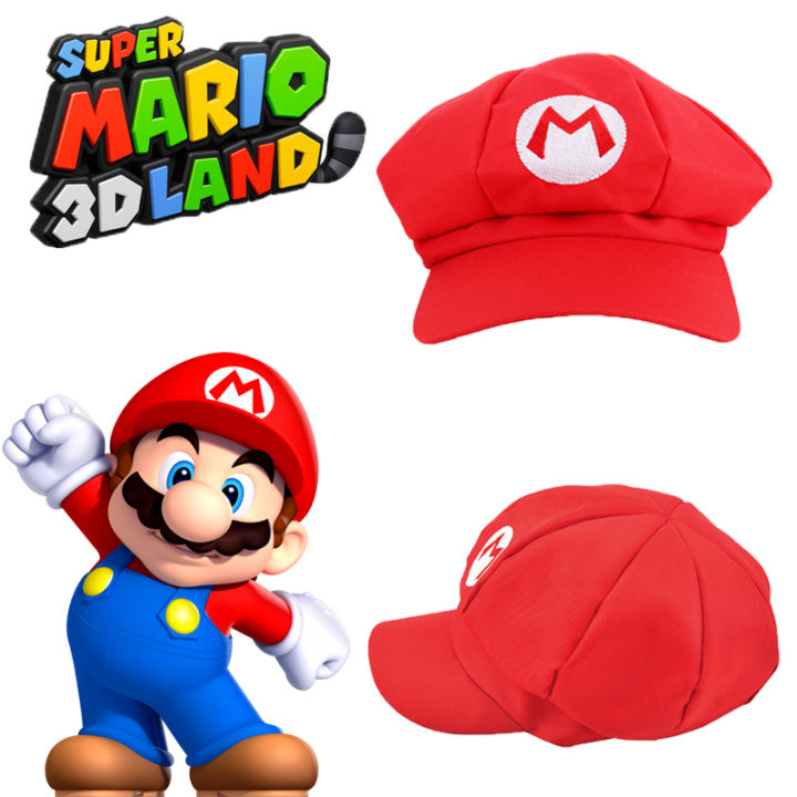 Kids Super Mario Bros Hat For Boys Girls Classic Game Mario Octagonal Hat  Dome Cotton Caps Cartoon Cosplay Hats Caps Birthday Party Gift Lazada PH