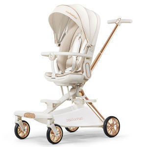 Baobaohao V16plus Baby Stroller 2 Way Foldable Lightweight Cabin Travel with Tray (Upgrade Canopy)