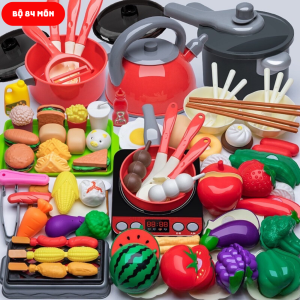 Bộ đồ chơi nấu ăn cho bé gái trai 2 3 4 5 tuổi mini giá rẻ thông minh phát triển trí tuệ