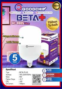 Bohlam LED Goodchip Bulb Beta Series Lampu 5W / 10W / 15W / 20W