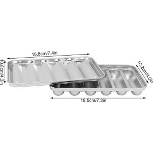 Hot Dog 6 Sekat Handmade / Cetakan Sosis Mold Bahan Stainless Steel