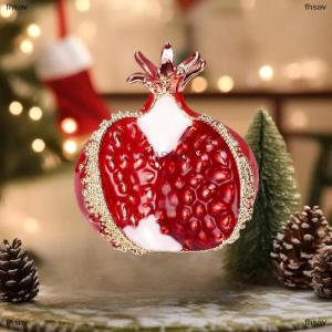 [COD] fhsav Red Unleashed Pomegranate Brooches Women Casual Party Jewelry Accessories Fruit Plant Pins Badge New Gifts
