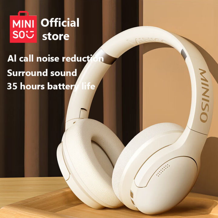 MINISO MCD01S Active Noise Cancellation ANC Headset Bluetooth Headset ...