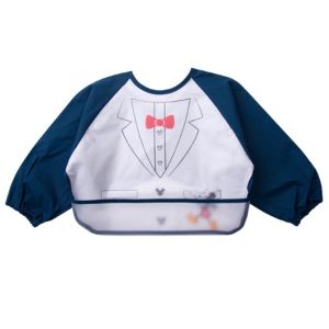 Bib Anak Karakter Disnei Series / Bib PENDEK Lengan PANJANG / Apron Celemek Anti Air Lengan Panjang