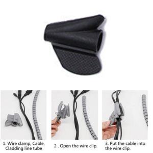 Cable Holder Organizer 28mm Flexible Spiral Tube Wire Management Cord Protector Storage Wire Hider