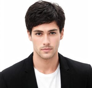 Rambut palsu lelaki pertengahan umur rambut asli rambut pendek lelaki tua rambut lurus pendek pertengahan umur dan tua rambut palsu bapa berbulu dan kacak