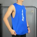 Áo ba lỗ nam TANKTOP chất thun lạnh form rộng tập GYM thể hình xẻ tà VNO116. 