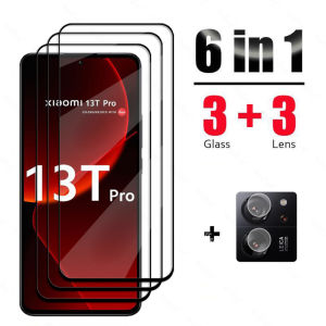 6 In 1 For Xiaomi 13T Pro Glass Tempered Glass Xiaomi 13T 12T Pro Glass Full Cover Screen Protector Camera Film Mi 13T Pro Glass h260729