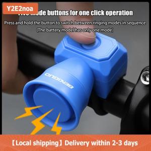 【Local shipping】 Bicycle Electric Bell Bike USB Charging Horn Mountain Bike Warning Safety Ring Waterproof Bell Cycling Accessories