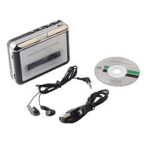 Calistouk Walkman Cassette Music Player Tape-to-PC MP3 Converter Digital USB Capture w/Earphone