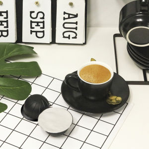 i Cafilas NVCG3 PP Refillable Crema Maker Cups Pods Filter Espresso for Nespresso Vertuo Nespresso Vertuoline GCA1ENV135 Delongh Nespresso Vertuoline Plus Delongh ENV150 คุณที่จะเก็บเครื่องประดับ Nespresso Vertuo ให้เต็มที่คุณต้องการ