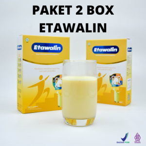 PAKET 2 BOX Etawalin Susu Kambing Etawa Susu Etawalin – Susu Kambing Etawa Tingkatkan Kepadatan & Kesehatan Tulang Sendi Bantu Atasi Asam Urat Rematik Reumatik Nyeri