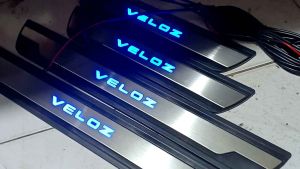 Door Sill Plate Veloz Led / Sillplate Samping Pintu Veloz 2022 Up Lampu