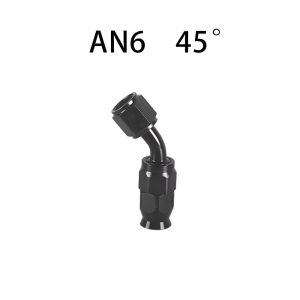 ERMENLED Aluminum Alloy AN Hose Fitting Universal AN4/AN6/AN8/AN10 Fuel Hose Adapter Hose End Fitting Straight 0°/45°/90°/180° Degree Oil Cooler End