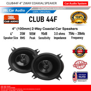100% Original JBL CLUB 44F 4 Inch (100mm) 2-Way Coaxial Car Speakers Audio System Ready Stock