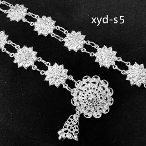 เข็มขัดทองไทยโบราณ 39 นิ้ว สำหรับผู้หญิง เข็มขัดชุดเจ้าสาว เข็มขัดโลหะ แบบหัวเข็มขัด