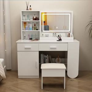 Dresser Bedroom Modern Simple Cream Style Small Apartment Home Storage Cabinet Integrated High-Grade Simple Makeup Table