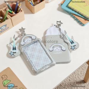 [COD] Technicolore คาวาอี้3นิ้วกระเป๋าใส่การ์ดจี้กรอบรูปภาพตั้งแสดงบัตรพวงกุญแจนักเรียนสำหรับกระเป๋า