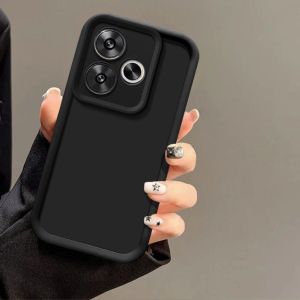 For Redmi 13 5G Phone Case Redmi 13 5G Case Shockproof Solid Color Silicone Casing 2406ERN9CI Soft TPU Back Cover