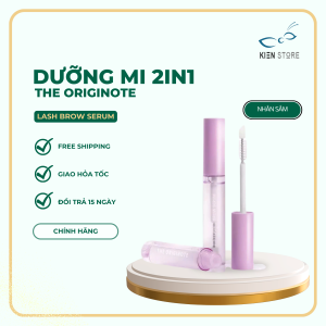 Tinh Chất Dưỡng Mi & Mày 2in1 The Originote Chiết Xuất Nhân Sâm Dài Mi Tự Nhiên Mày Đậm Hơn 9ml