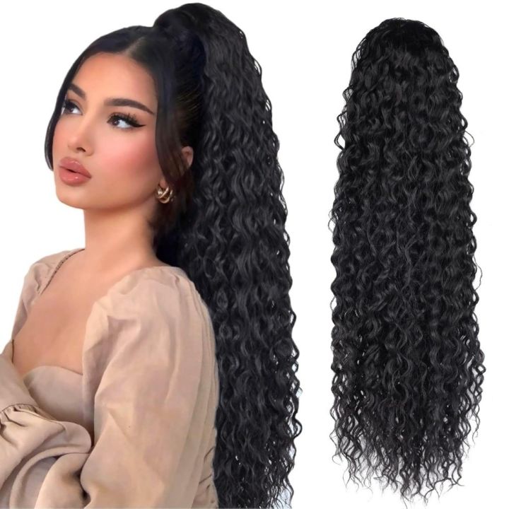 BOWENDA Ombre Tóc giả tổng hợp sóng dài xoăn Chịu nhiệt 22 inch Phần ...