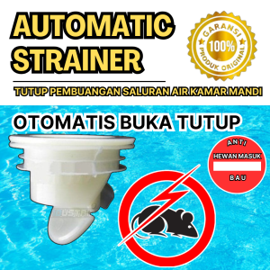 tutup lubang kamar mandi Strainer Automatic Solusi Bau Hewan tikus kecoa masuk