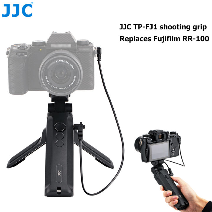 JJC Camera Wired Remote Control Shooting Grip Replaces Fiji RR-100 Mini  Tripod for Fujifilm X-S20 X-T5 X100V X100VI X100F X100T X-T200 X-S10 X-T3 
