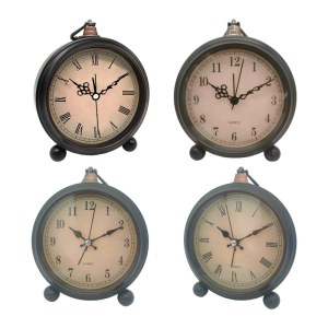 Antique 5inch Quiet Alarm Clock With Operations And Builts In Night Light For Bedroom Bedsides Desk Decors