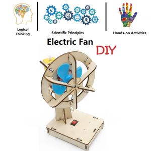 DIY Electric Fan STEM Toys - STEM DIY for Kids Educational Science Toy - Science Experiment Toys - Kids Science DIY