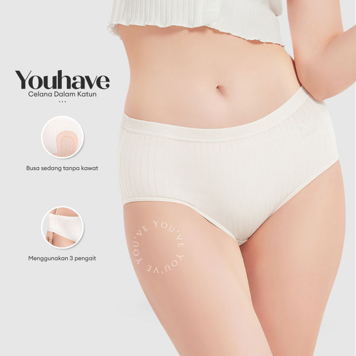 You’ve (You Have) Seamless CD Celana Dalam Seamless Panty Pakaian Dalam Wanita Underwear 300069 1PCS