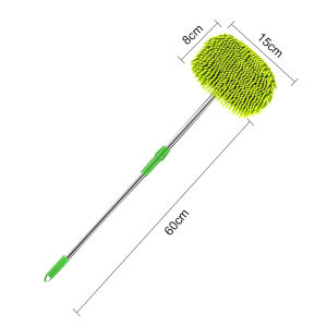 Telescopic Car Wash Brush Mop Microfiber Magic Spin Mop 360 Floor Mop Retractable Mop Rod Feather Duster