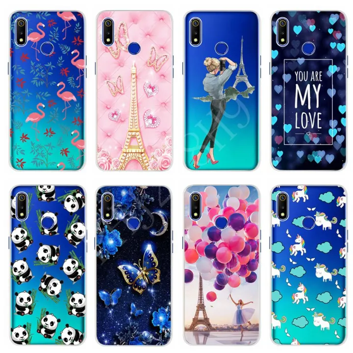 For OPPO Realme C2/C3 Realme 3/3I/3 Pro Realme 5/5s/ Pro Realme 6/6i/6  Pro XT Realme X2 Pro Casing TPU Soft Silicone Stylish Painted Phone Cover 