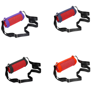 Silicone Case Cover for Flip 7 Wireless Bluetooth-compatible Portable Speaker Cover with Adjustable Shoulder Straps