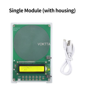  5V DC Adjustable Schumann Wave Generator (0.1Hz-99999Hz) - Sine Wave Signal Output with External Antenna & Micro USB Interface