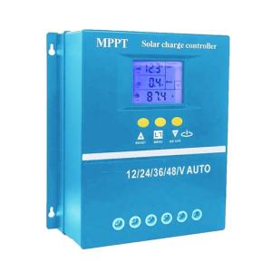 Auto Solar Panel Chargers Regulator 100/80/150/200A MPPT Solar Charge Controller With LCD Display Efficient Charging