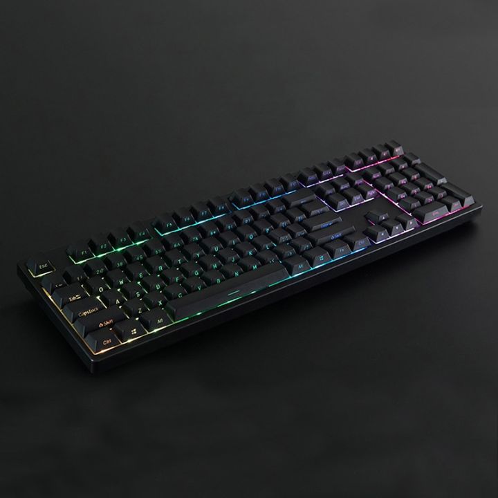 [Hulux] Keycaps Set Front Side Print Backlit 104 key standard ANSI ...