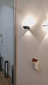 SXH NEW  New Water Ripple Outdoor Wall Lamp Villa Courtyard Door Plate Lamp Bedroom Bedside Lamp Living Room Corridor Atmosphere Lighting Fixture