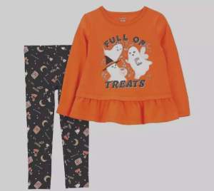 2-Piece * CARTERS * FULL OF TREATS Halloween Leggings Set for 24 months