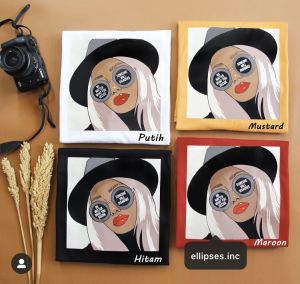 ELLIPSES.INC Tumblr Tee / T-Shirt / Kaos Wanita Lengan Panjang SOMEONE WILL DISAGREE