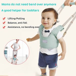 GiiMall Baby Toddler Walking Harness Babys Walking Assisant Learning Walking Belt Adjustable Safety Strap Harness