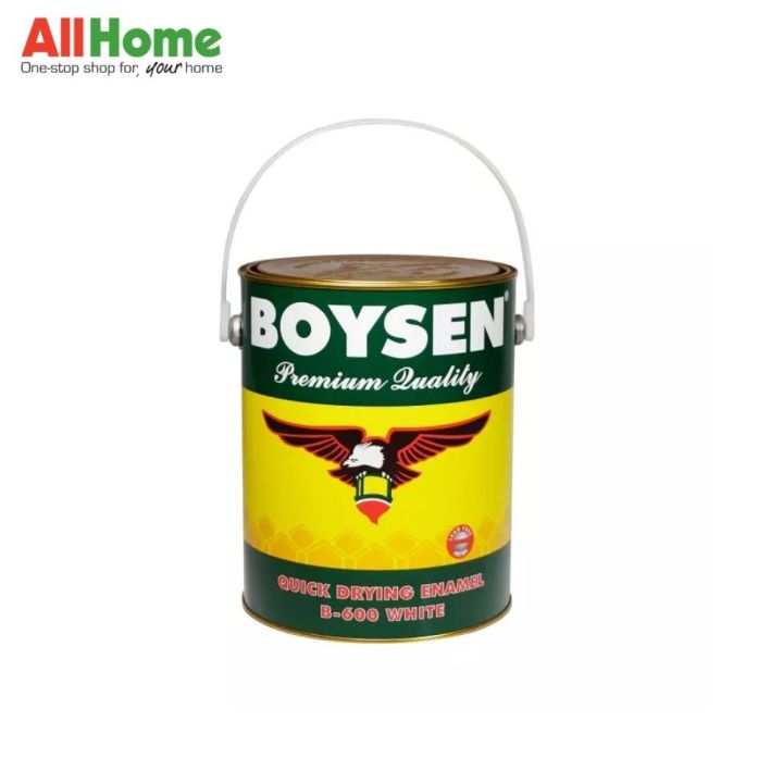 Boysen Quick Drying Enamel White 4L BS 600 | Lazada PH