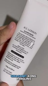 ICE LERSKIN Amino Acid Cleanser 377 Essence + Niacinamide Powerful Oil Control Whitening Cleansing