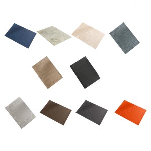 Double Side Leather Placemats With Coasters Set Waterproof Nonslip Table Mats Washable For Dining Room Or Office