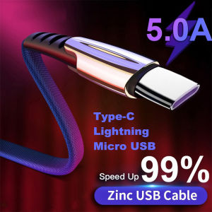 BassPal Cáp Sạc Nhanh 5A Micro Usb/Type-C/Lightning Cho Iphone Điện Thoại Android HUAWEI P20 P30 Mate 20 Pro Xiaomi Cáp Sạc Nhanh USB
