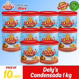 Delys Condensada Condensed Milk 1KG 10 PCS – Condense Leche Flan Yema Pastillas Salad Dessert Negosyo Affordable Halal Certified Baking FDA Approved Halo-Halo Shakes Graham Creamy Delicious Dairy Bake Sweet