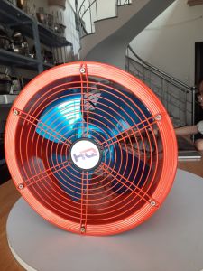 Quạt hút mùi bếp công nghiệp D300mm quạt hút mùi bếp rang cơm quạt hút khói công suất lớn quạt hướng trục công nghiệp